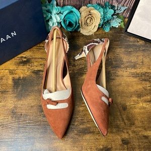 Cole Haan Scotch Suede-Snake Prints size 10 nwt and box